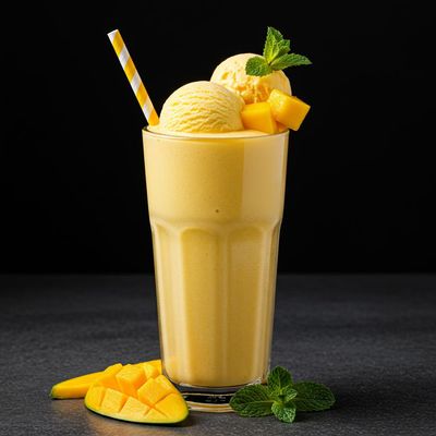 Mango Ice Cream Milkshake